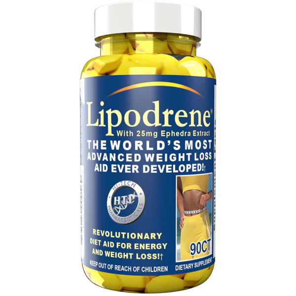 Hi-Tech Pharma Lipodrene w/ Ephedra (yellow)