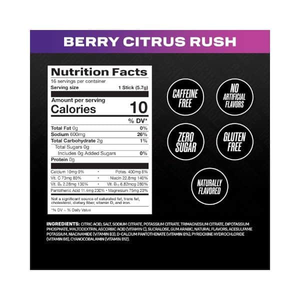 Prime Hydration Rapid Rehydration Stick Packs