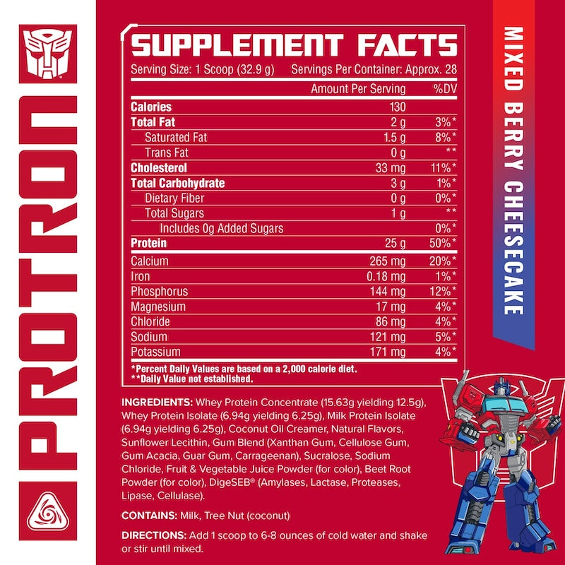 Core Nutritionals x Transformers Protron