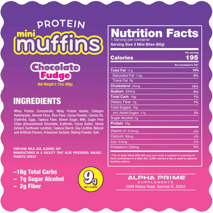 Alpha Prime Bites Mini Muffins