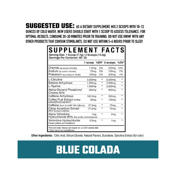 Axe and Sledge HWMF Pre Workout