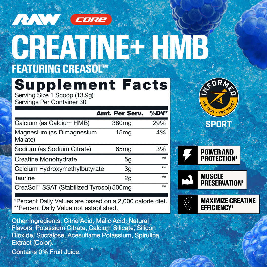Raw Nutrition Creatine+ HMB