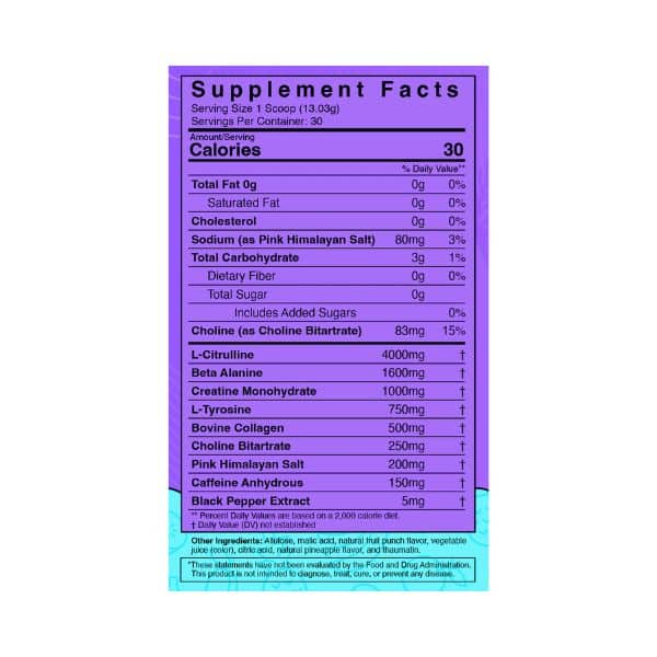 BullFit Cowabunga Daily Pick Me Up Pre-Workout