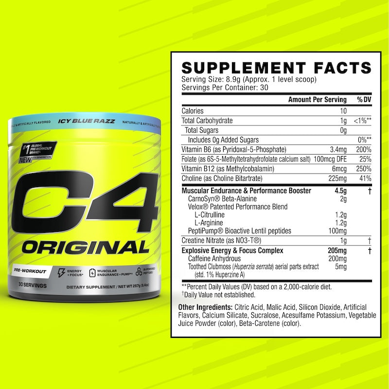 Cellucor C4 Original V3 Pre Workout Powder
