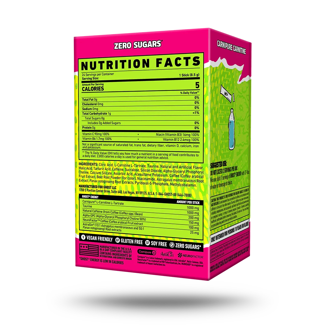 GHOST Energy Stick Packs