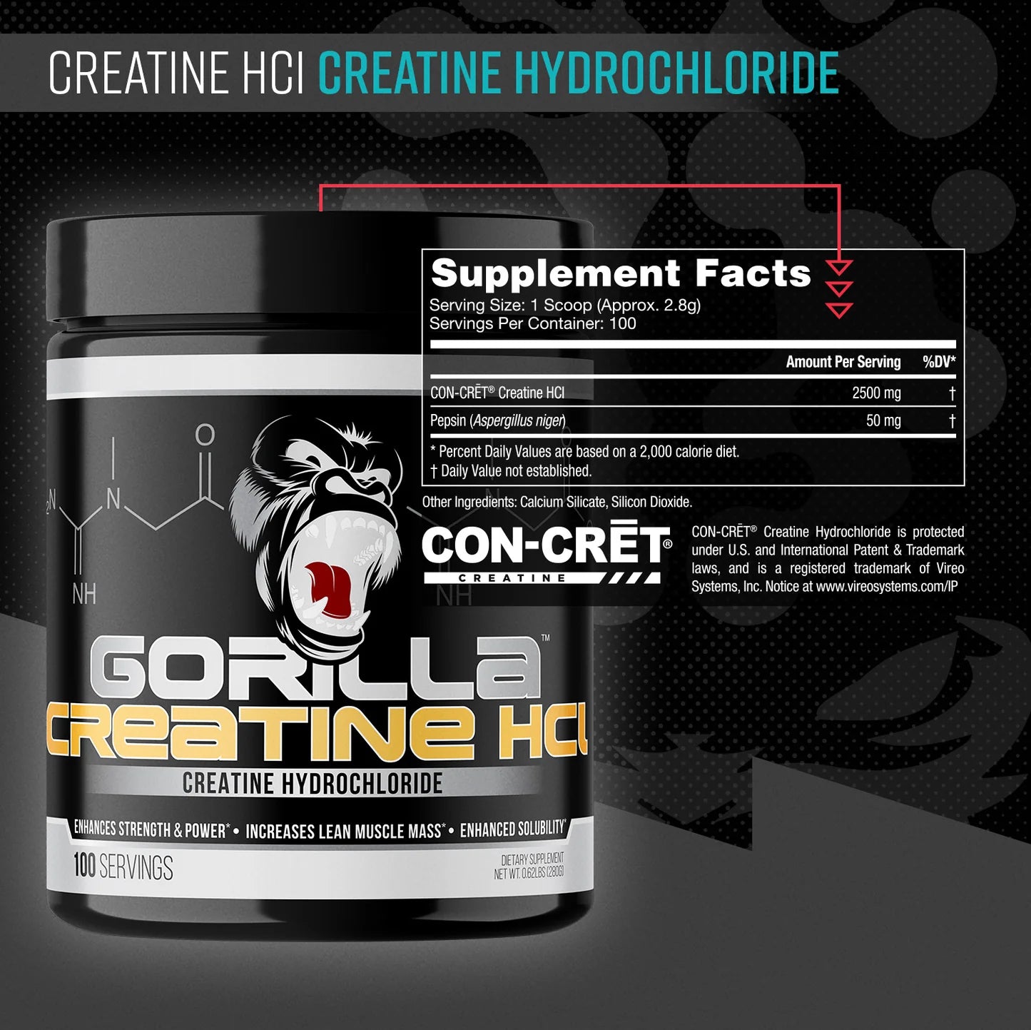 Gorilla Mind Creatine HCL