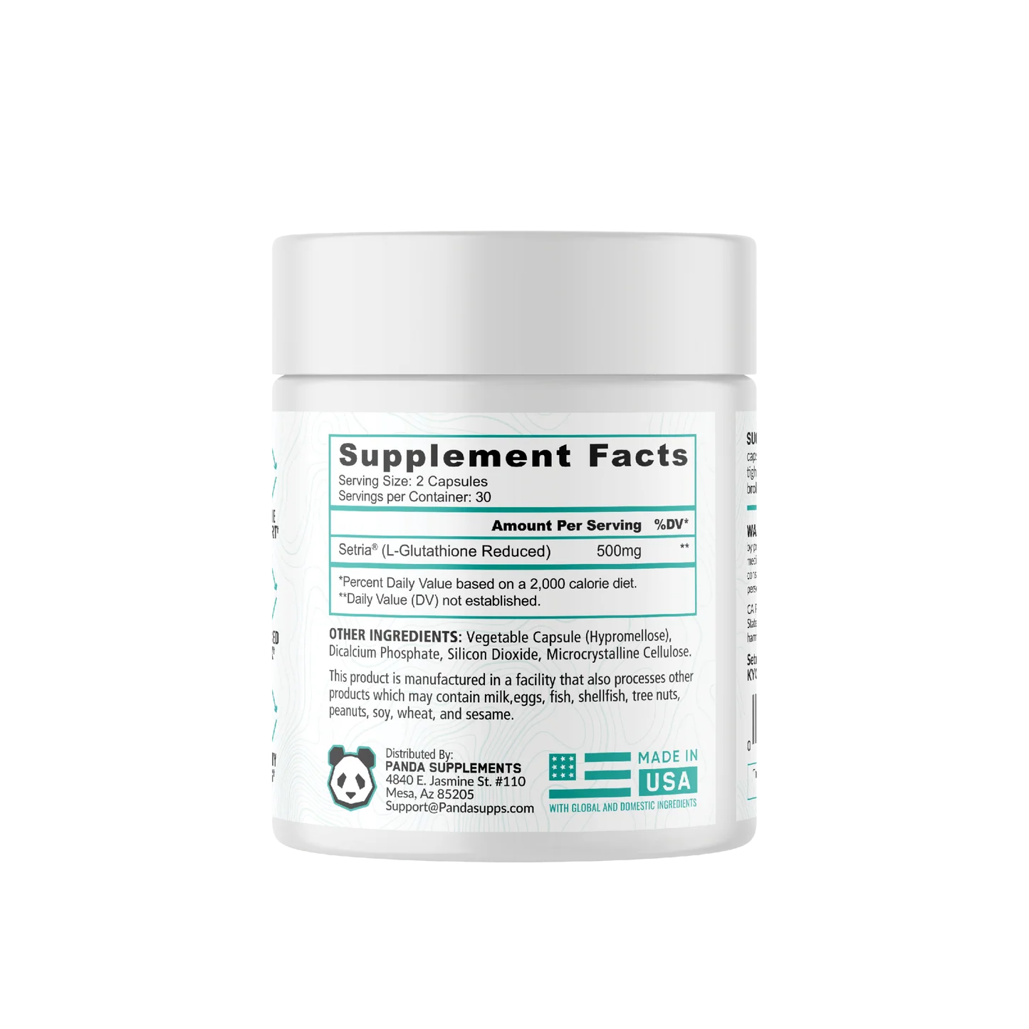 PANDA Liposomal Glutathione (Setria L-Glutathione 500 mg)