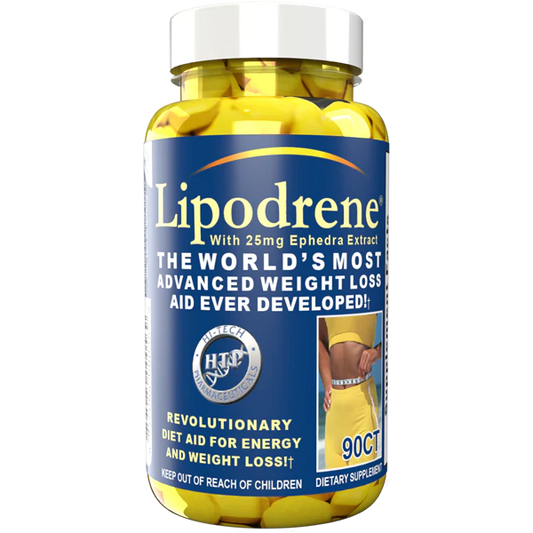 Hi-Tech Pharma Lipodrene w/ Ephedra (yellow)