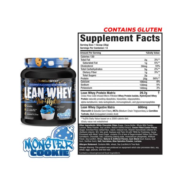 MuscleSport Lean Whey Gourmet