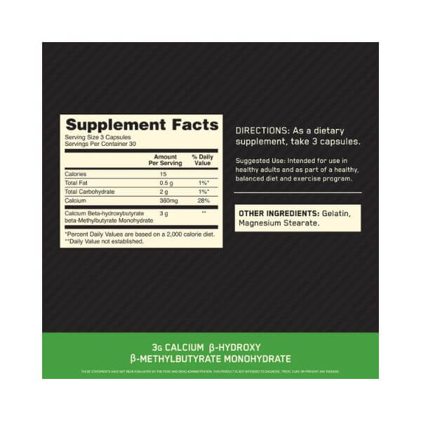 Optimum Nutrition HMB Caps