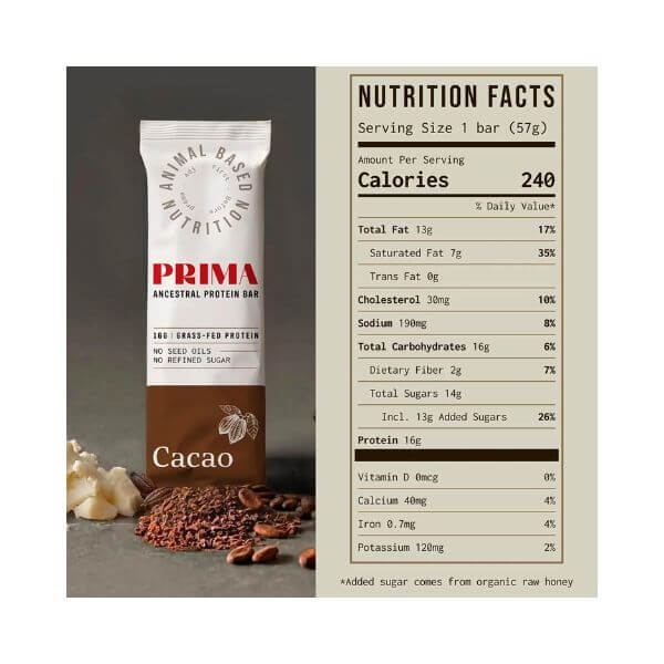 PRIMA Ancestral Protein Bar