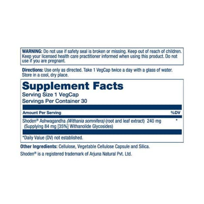 Solaray Prosorb Ashwaghanda
