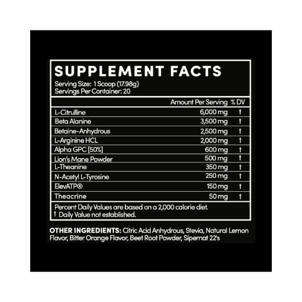 Thentic Non-Stim Pre Workout