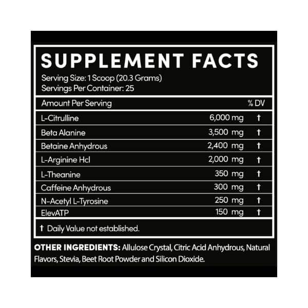 Thentic Pre Workout