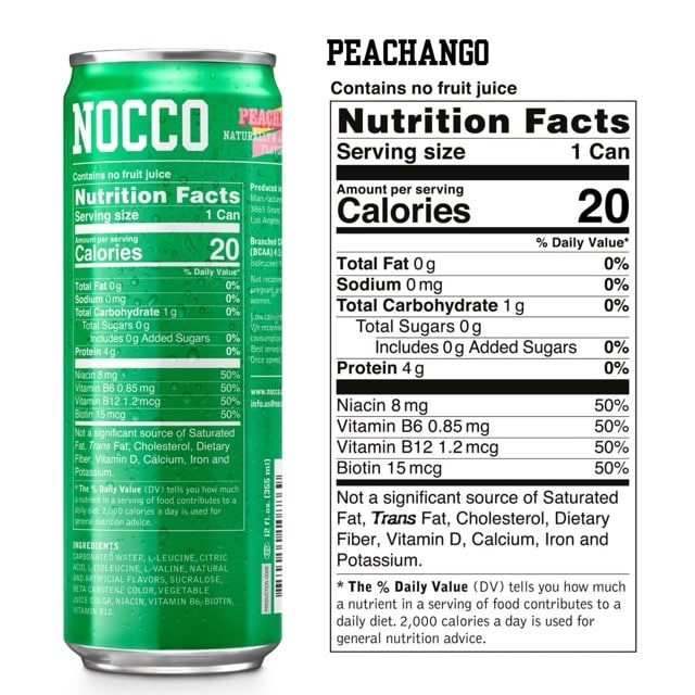 NOCCO BCAA Caffeine Free RTD