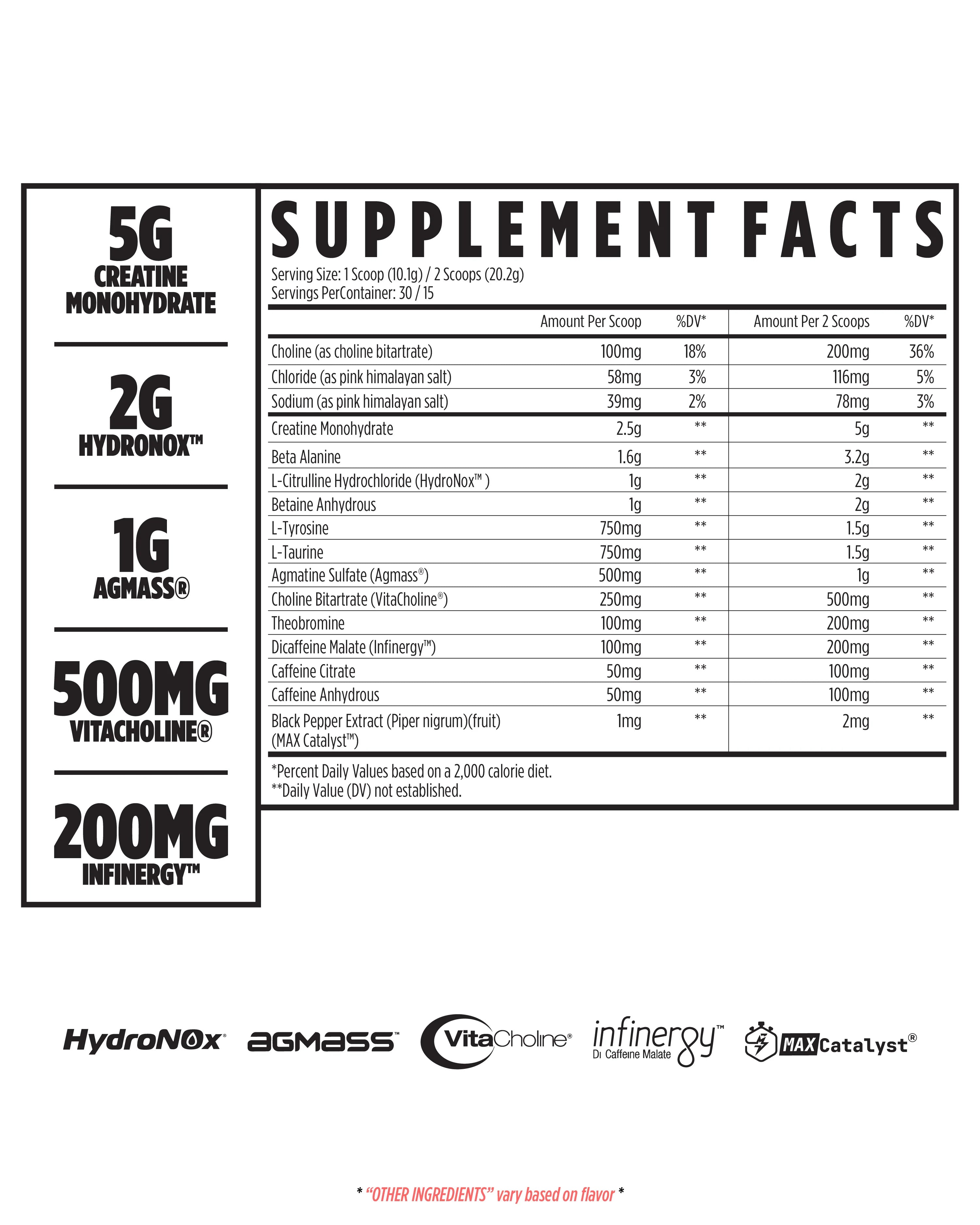 VMI Sports Creatine Pre Workout