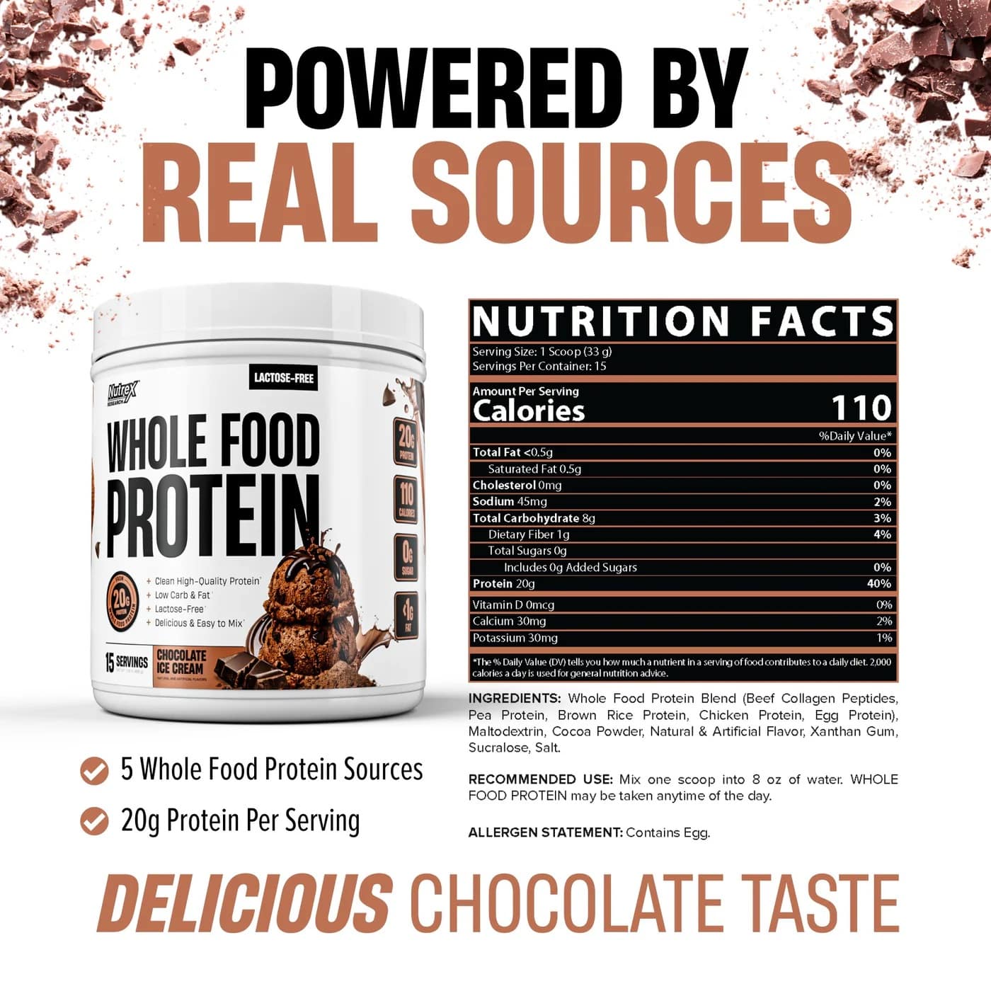 Nutrex Essentials Whole Food Protein