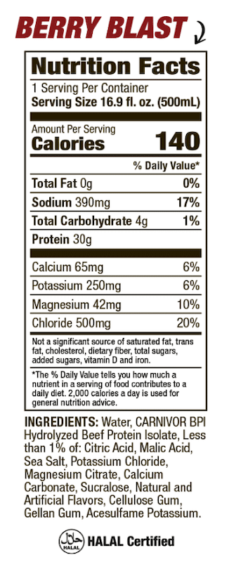 Musclemeds Carnivor Protein Hydration RTD