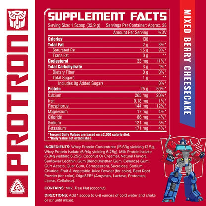 Core Nutritionals x Transformers Protron