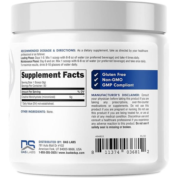 DAS Labs Bucked Up Essentials Creatine Monohydrate-2011