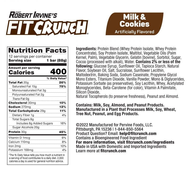 FitCrunch Protein Bar