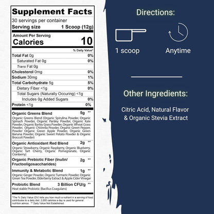 Gaspari Nutrition Proven Greens and Reds Powder