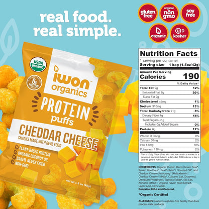 IWON Organics Protein Puffs