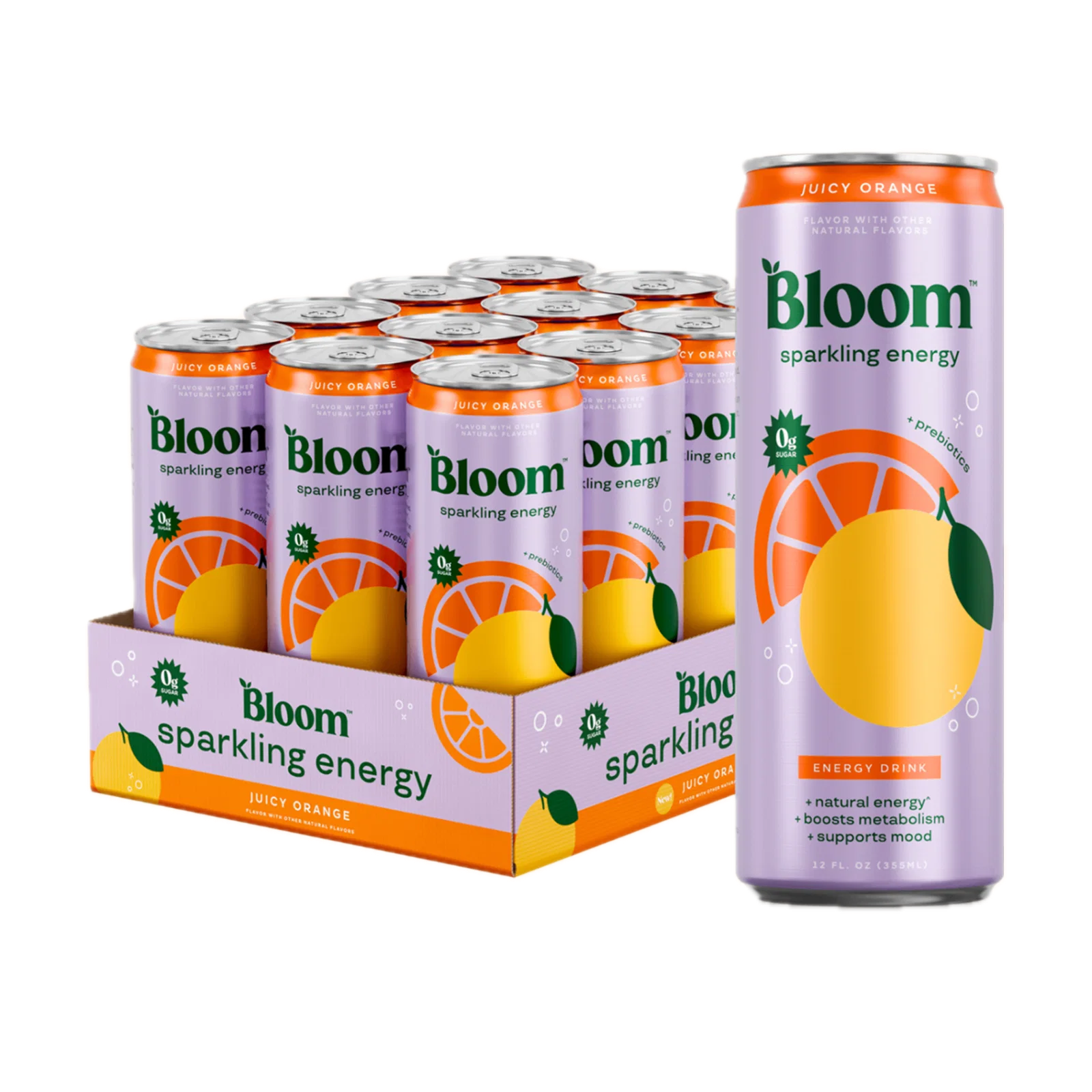 Bloom Sparkling Energy RTD 12oz