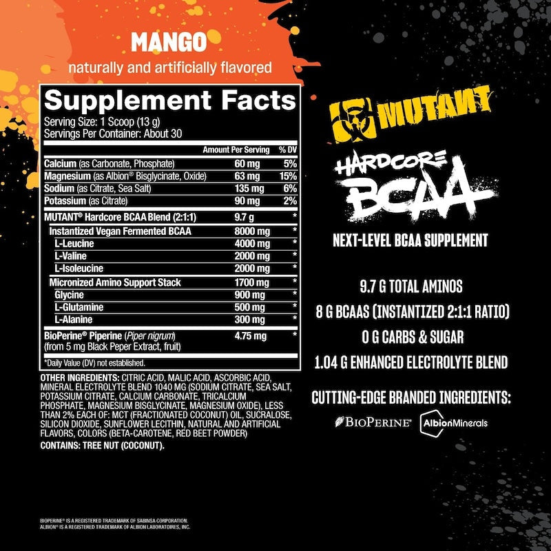 Mutant Hardcore BCAA