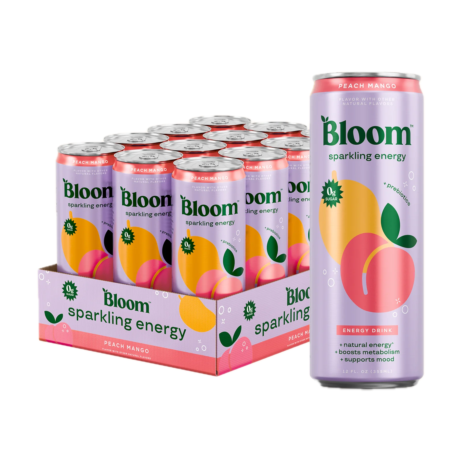 Bloom Sparkling Energy RTD 12oz