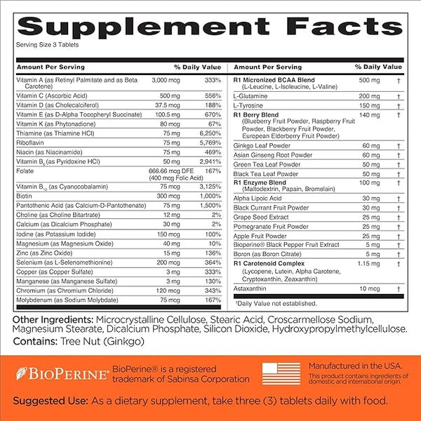 Rule One Men's Train Daily Multivitamin-2434