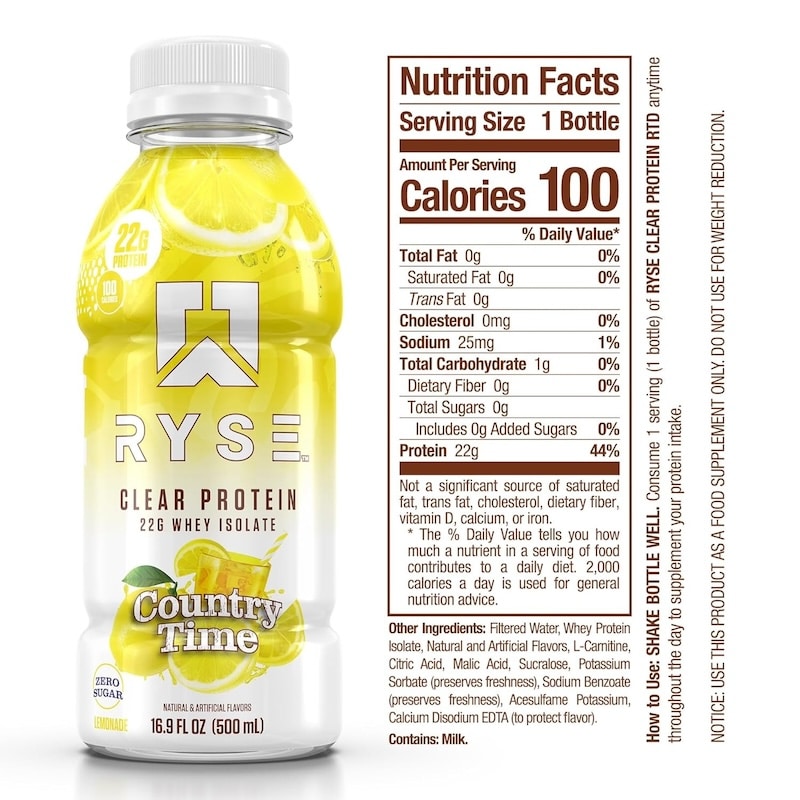 RYSE Core Clear Protein RTD