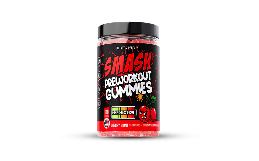 SMASH Preworkout Gummies 100ct