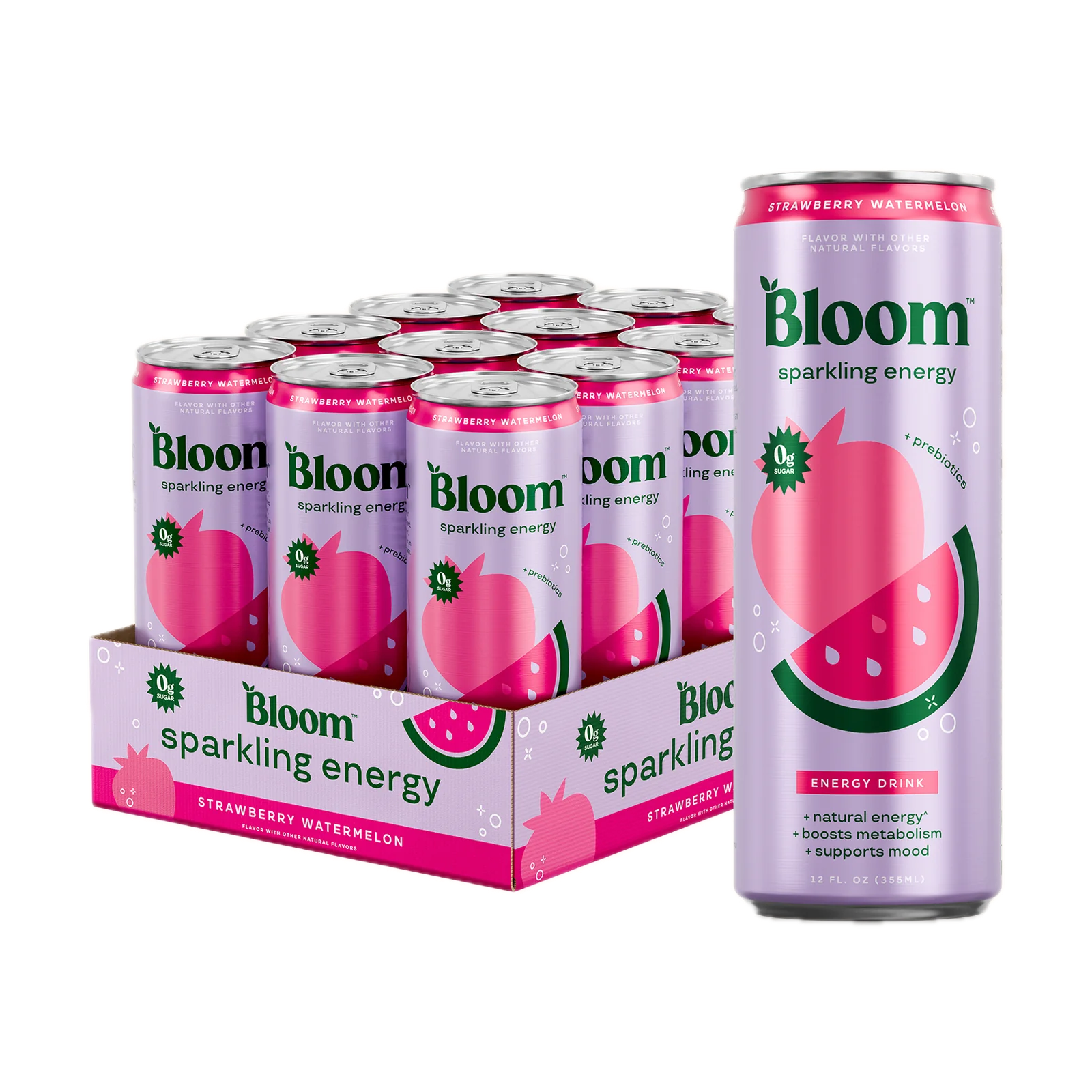 Bloom Sparkling Energy RTD 12oz